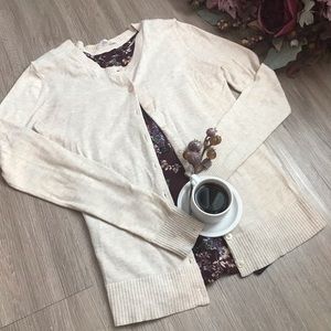 GAP Oatmeal Basic Cardigan